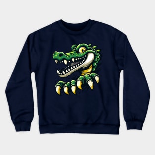 Smile Like A Crocodile Crewneck Sweatshirt